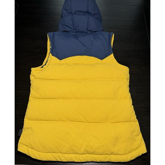 Patagonia Two-Tone Yellow and Navy Vest - Picture 2 of 9